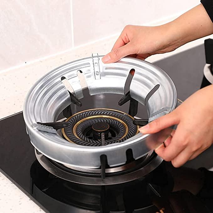 FlameGuard Gas Saver Stand - Energy-Saving Gas Stove Protector  | Windproof Energy Saving Stand Gas protector washable| BUY 1 GET 1 FREE